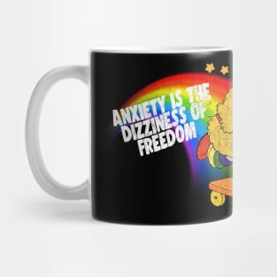 Anxiety Is The Dizziness Of Freedom  // Kierkegaard Mug